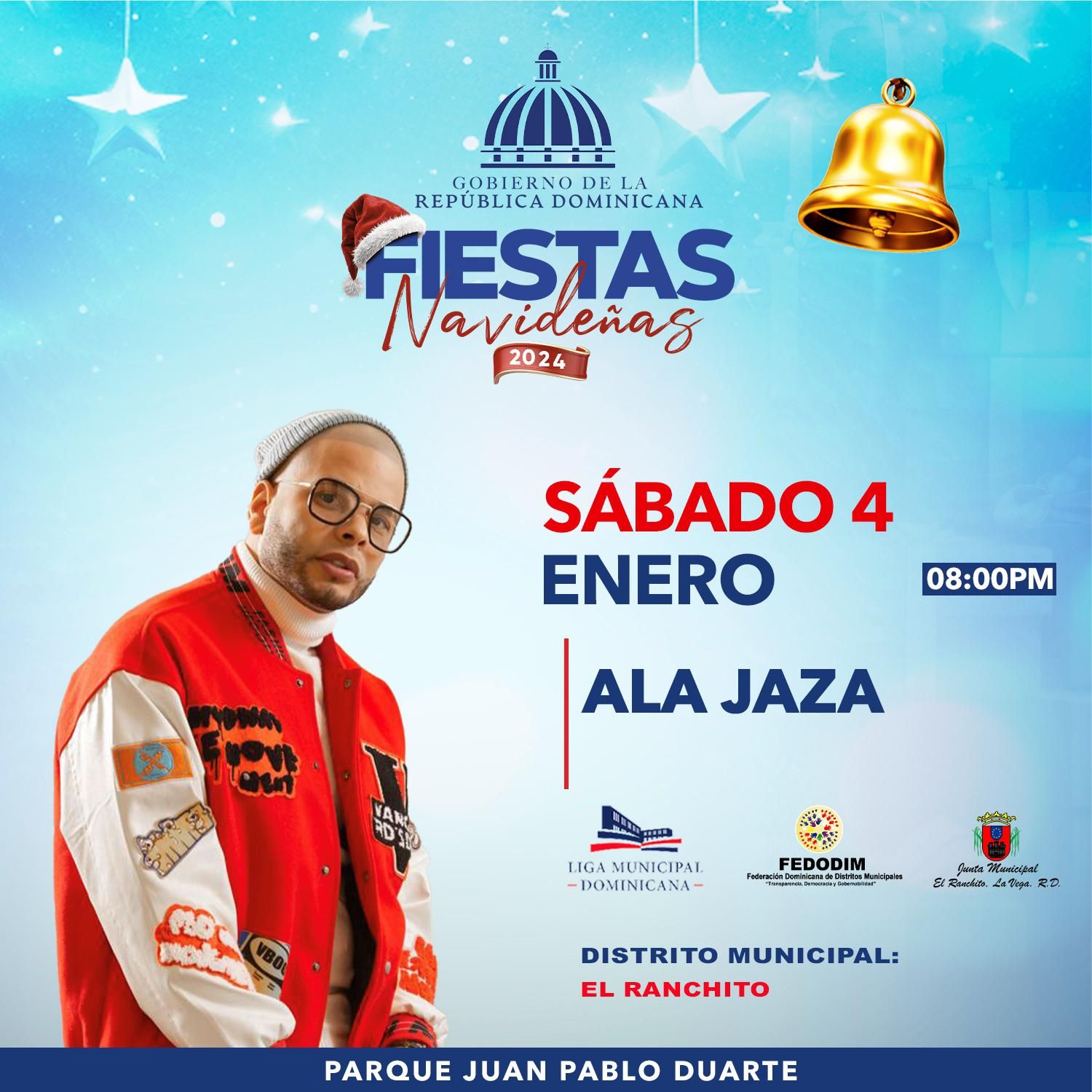 GRAN FIESTA NAVIDEÑA EN NUESTRO DISTRITO MUNICIPAL EL RANCHITO PARA RECIBIR EL NUEVO AÑO 2025